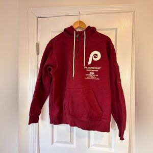 Alpha Industries Philadelphia Phillies hoodie size large
